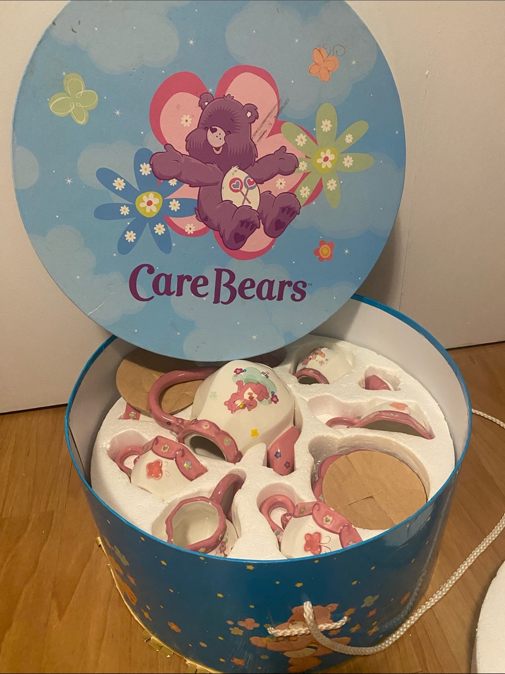 2005 Care Bears Ceramic Tea Set by Brass Key Keepsakes collectable